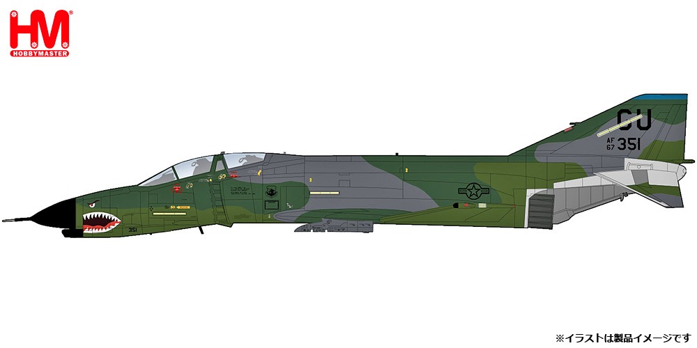 HA19061 HOBBY MASTER U.S. Air Force / アメリカ空軍 F-4E ファントム2 第497戦闘訓練飛行隊 1985 1:72 完売しました。