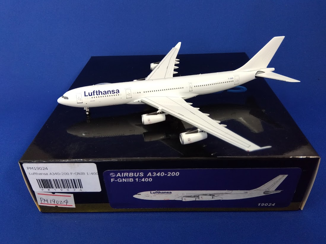 PM19024 PandaModel Lufthansa / ルフトハンザドイツ航空 A340-200 F-GNIB 1:400 完売しました。