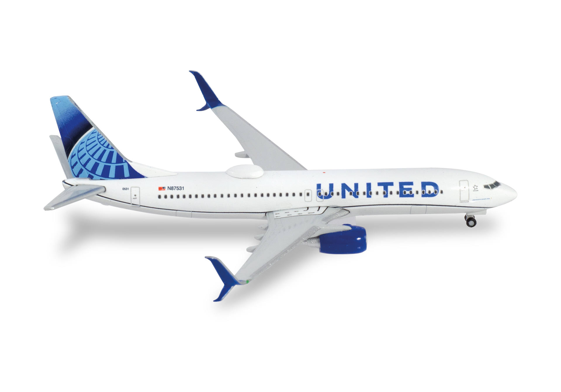 533744-001 Herpa United Airlines / ユナイテッド航空 B737-800 N87531 1:500 完売しました。