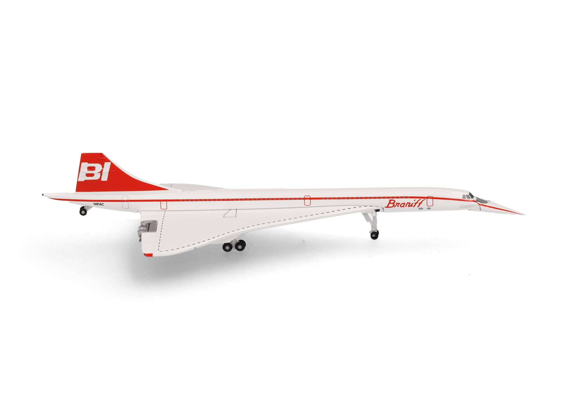 537575 Herpa Braniff International Airways / ブラニフ航空 CONCORDE コンコルド N81AC 1:500