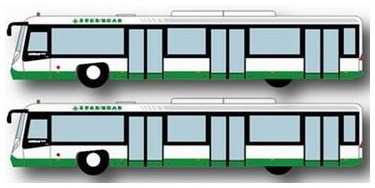 AA4006 Fantasywings EVA Air 空港アクセサリー エアポートバス 4個セット 1:400 完売しました。