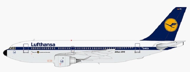 EW2312001 JC WING Lufthansa / ルフトハンザドイツ航空 A310-200 D-AICA スタンド付 1:200 メーカー完売