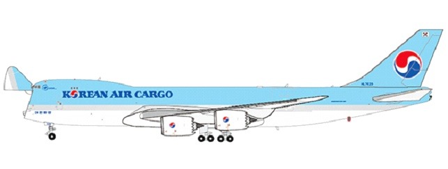 EW4748006 JC WING Korean Air Cargo / 大韓航空カーゴ B747-8F HL7629 1:400 完売しました。