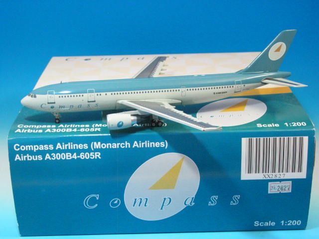 JC2827 JCWING Compass Airlines / コンパス航空 A300-600R VH-YMK 1:200 完売しました。