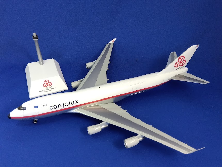 XX20051C JCWING Cargolux / カーゴルックス航空/カーゴルクス B747-400ER RETORO LIVERY LX-NCL 1:200 メーカー完売