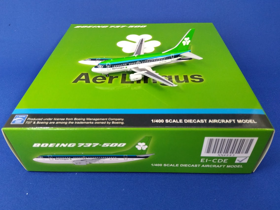 XX4883 JCWING Aer Lingus / エアリンガス B737-500 EI-CDE 1:400 完売しました。