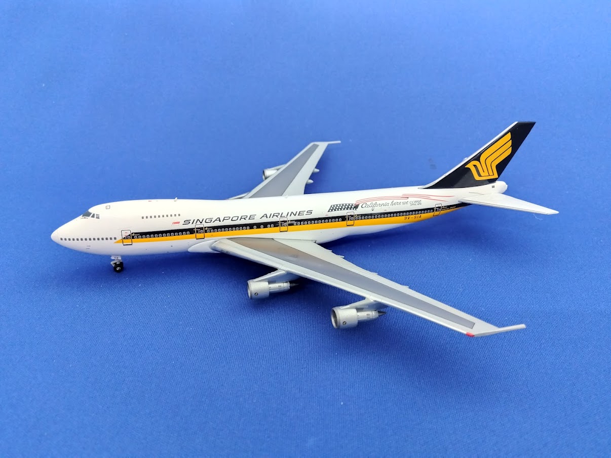 EW4742001 JCWING Singapore Airlines / シンガポール航空 B747-200 9V-SIA 1:400 完売しました。