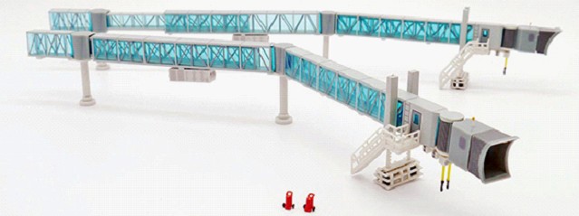 LH2282 JCWING 空港アクセサリー 搭乗ゲート/Boarding bridge B737用 Blue 1:200 完売しました。