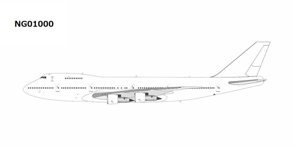 NG01000 NG MODELS White / ホワイト B747-100 NA 1:400 完売しました。