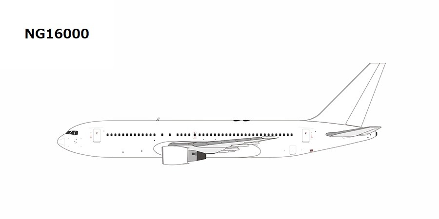 NG16000 NG MODELS White / ホワイト CF6 engines B767-200 N/A 1:400 お取り寄せ