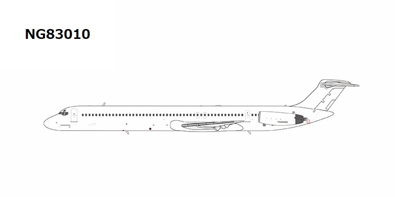 NG83010 NG MODELS White / ホワイト fit for MD-81, MD-82(early version) MD-81 N/A 1:400 お取り寄せ