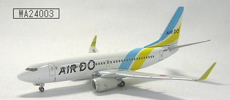 WA24003 WORLD AIRCRAFT AIRDO / エア・ドゥ B737-700 JA01AN 1:400 お取り寄せ