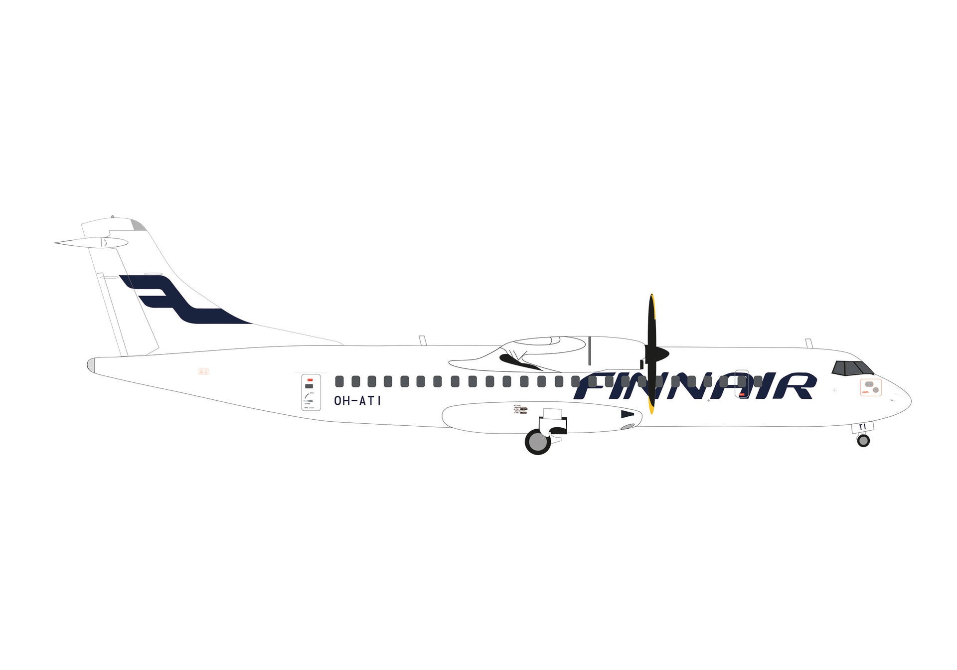 573306 Herpa FINNAIR / フィンエア ATR-72-500 OH-ATI 1:200 完売しました。