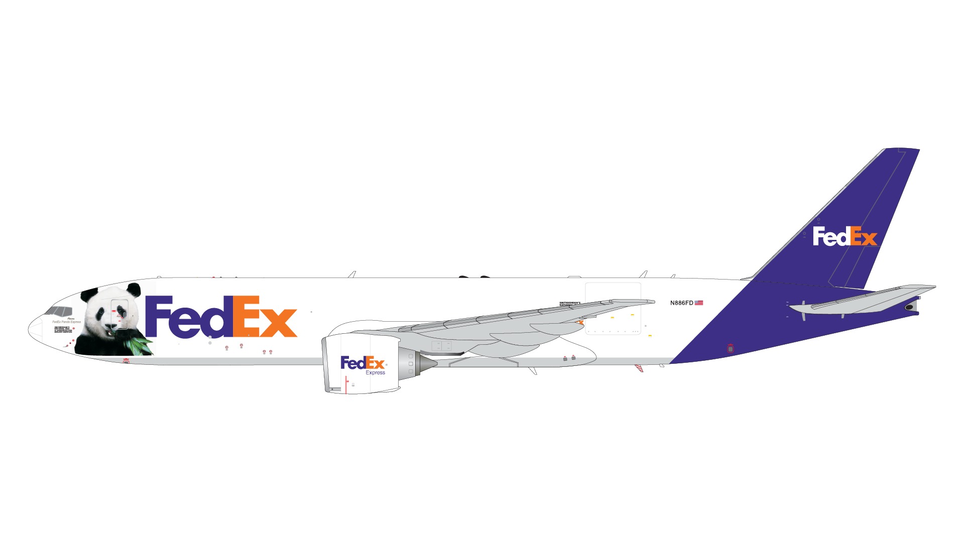 G2FDX1299 GEMINI 200 FedEx / フェデックス B777-200LRF N886FD 