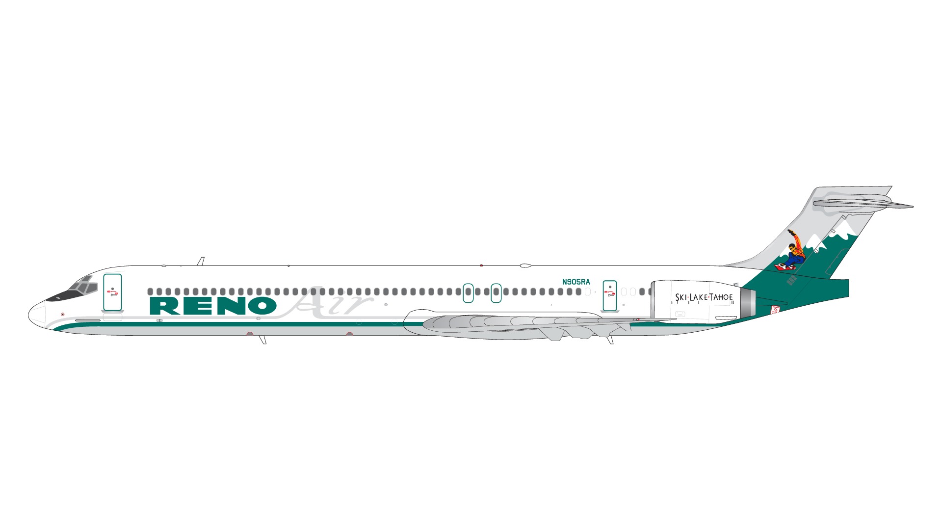 G2ROA833 GEMINI 200 Reno Air / リノエア MD-90 N905RA  1:200 お取り寄せ