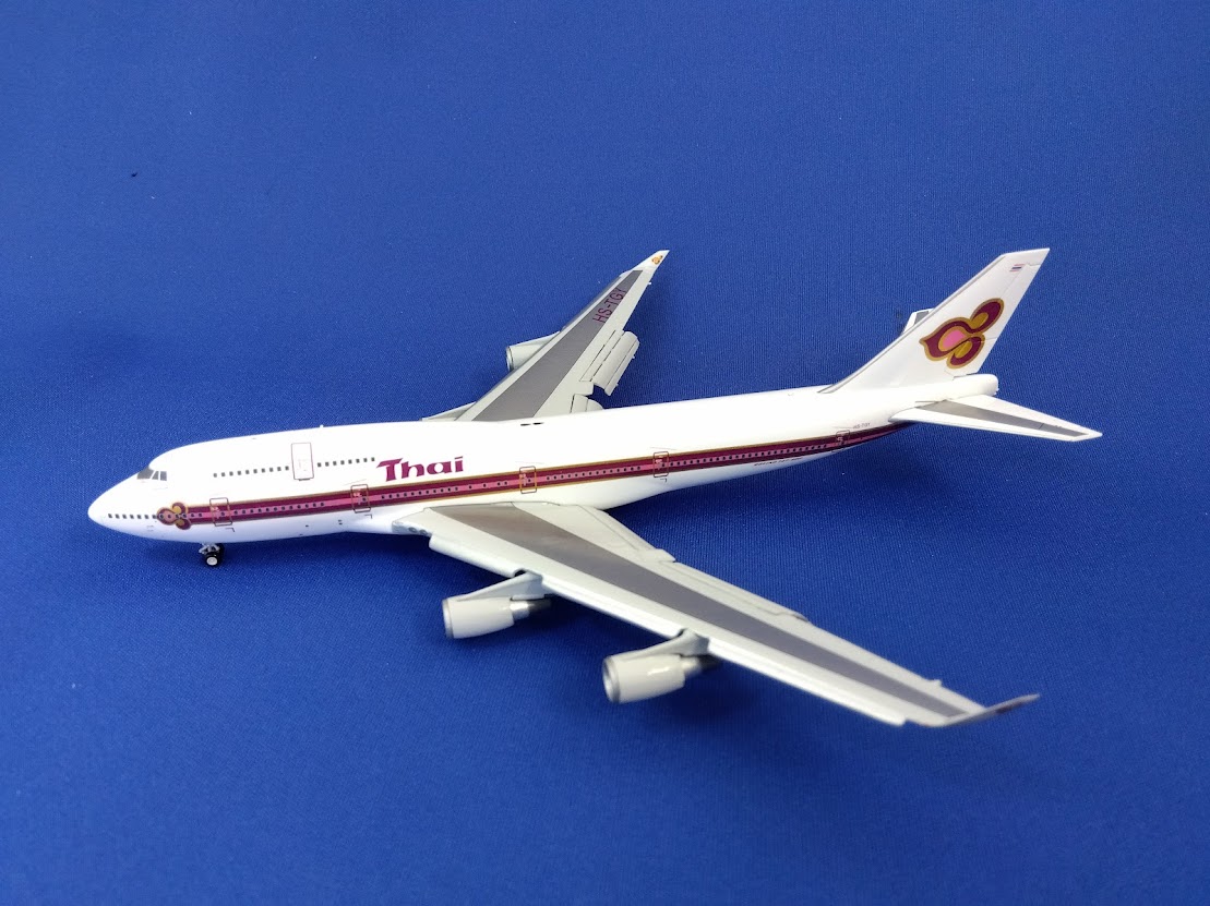 LH4173A JCWING Thai Airways / タイ国際航空 OLD B747-400 HS-TGY F/D 1:400 メーカー完売