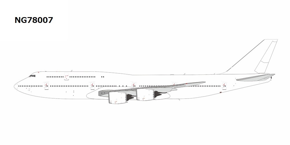 NG78007 NG MODELS White / ホワイト B747-8  1:400 完売しました。