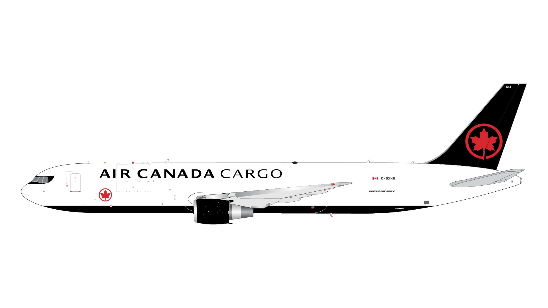G2ACA1269 GEMINI 200 Air Canada Cargo / エアカナダ カーゴ B767-300ERF C-GXHM  1:200 お取り寄せ