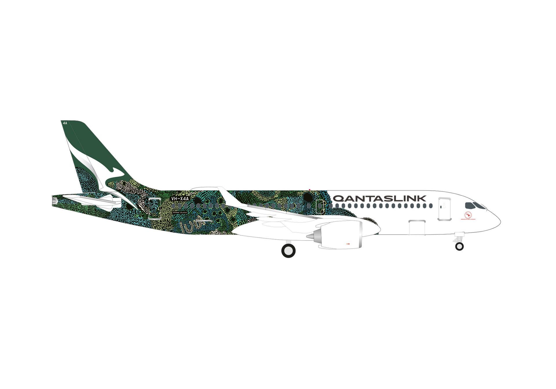 538114 Herpa QantasLink / カンタスリンク A220-300 VH-X4A Minyma Kutjara Tjukurpa 1:500