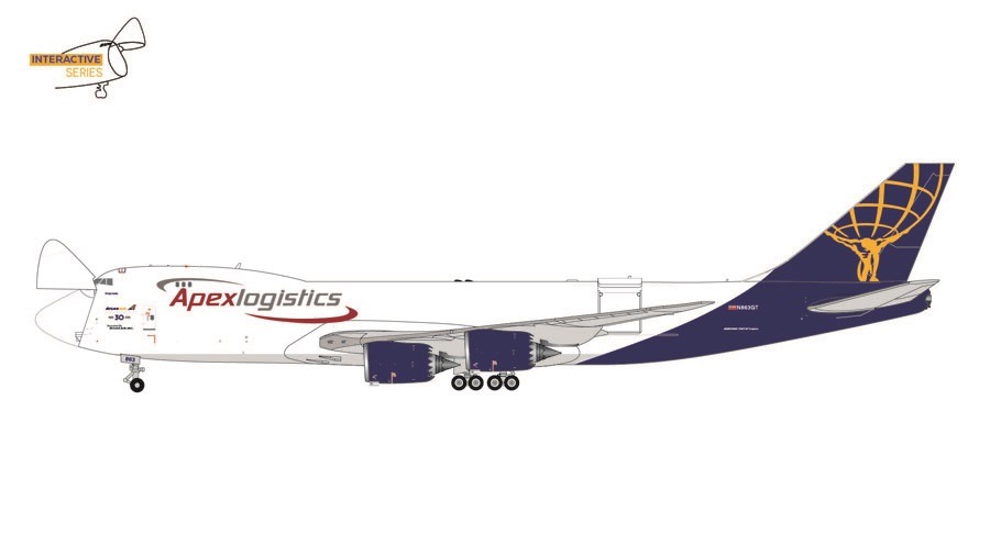 GJGTI2206 GEMINI JETS ATLAS AIR / アトラス航空 Final Boeing 747 B747-8F N863GT 1:400 完売しました。