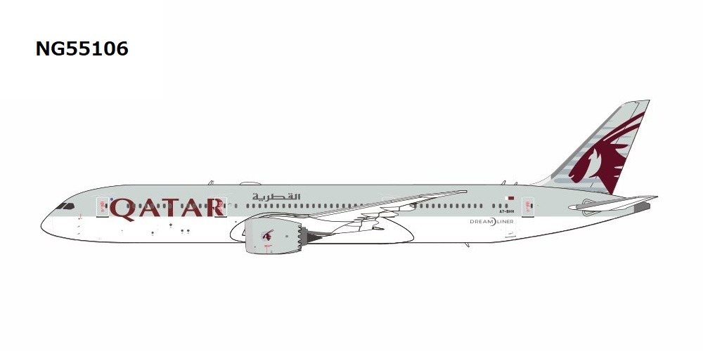 NG55106 NG MODELS Qatar Airways / カタール航空 B787-9 A7-BHH 1:400 完売しました。
