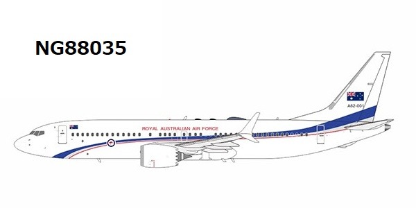 NG88035 NG MODELS Royal Australian Air Force/RAAF / オーストラリア空軍 BBJ 737 MAX A62-001 1:400 お取り寄せ