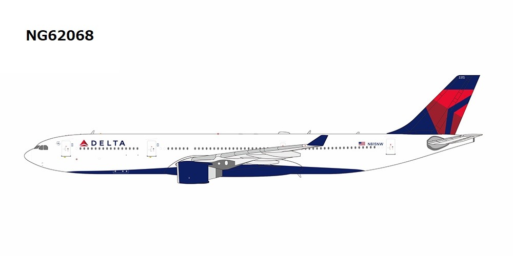 NG62068 NG MODELS Delta Air Lines / デルタ航空 A330-300 N815NW 1:400 お取り寄せ