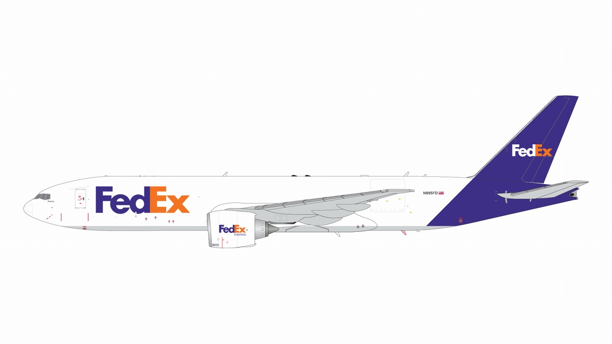 G2FDX1376 GEMINI 200 FedEx / フェデックス B777-200LRF N895FD revised livery 1:200 完売しました