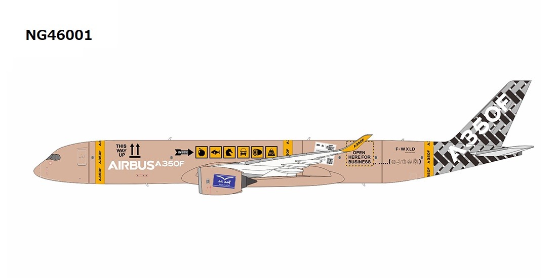 NG46001 NG MODELS Airbus house color / エアバスハウスカラー prototype colors A350F F-WXLD 1:400 [再生産品] お取り寄せ