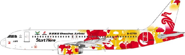 11342 Phoenix Shenzhen Airlines / 深圳航空 A320 B-6750 1:400 お取り寄せ