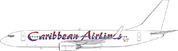 11508 Phoenix Caribbean Airlines / カリビアン航空 B737-800 9Y-JMC 1:400 お取り寄せ
