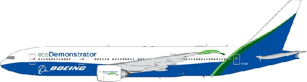 11566 Phoenix Boeing / ボーイングカラー ecoDemonstrator B777-200 N772ET 1:400 お取り寄せ