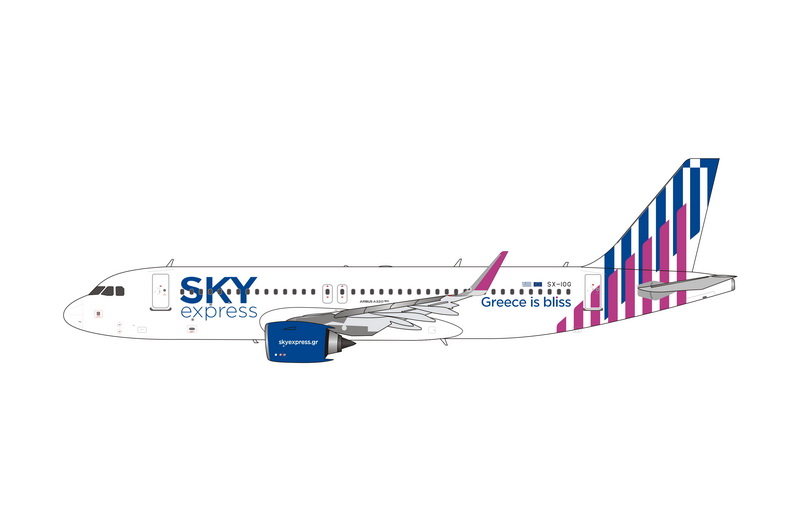 11704 Phoenix SKY EXPRESS / スカイ エクスプレス航空 A320neo SX-IOG 1:400 完売しました。