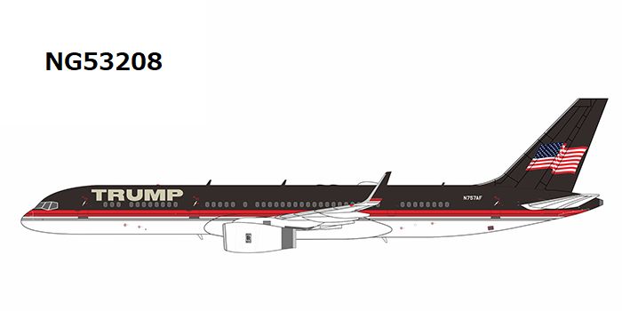 NG53208 NG MODELS The Trump Organization / トランプ・オーガナイゼーション with national flag on tail B757-200W N757AF 1:400 お取り寄せ