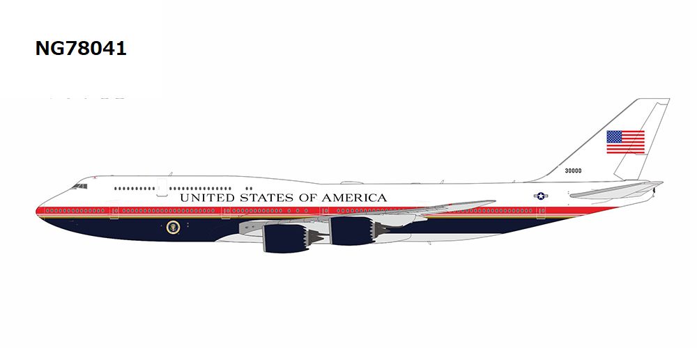 NG78041 NG MODELS U.S. Air Force / アメリカ空軍 new version VC-25B (B747-8) 30000 1:400 お取り寄せ
