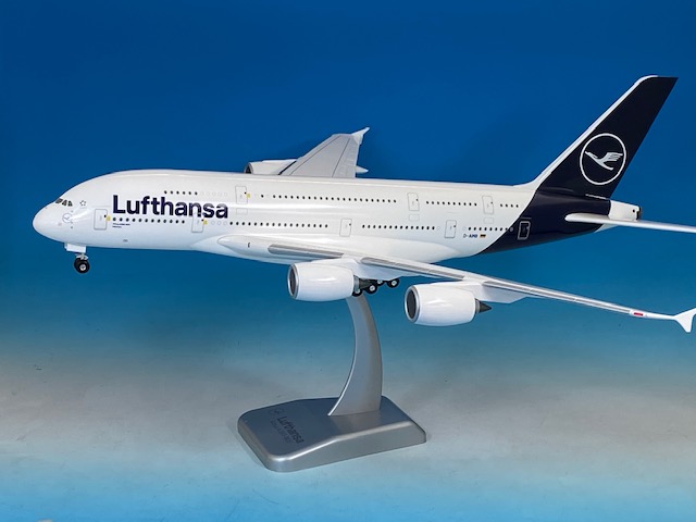DLH002 Hogan ホーガン / LIMOX Lufthansa / ルフトハンザドイツ航空 A380 Munchen D-AIMB ランディングギア・スタンド付  1:200 完売しました。
