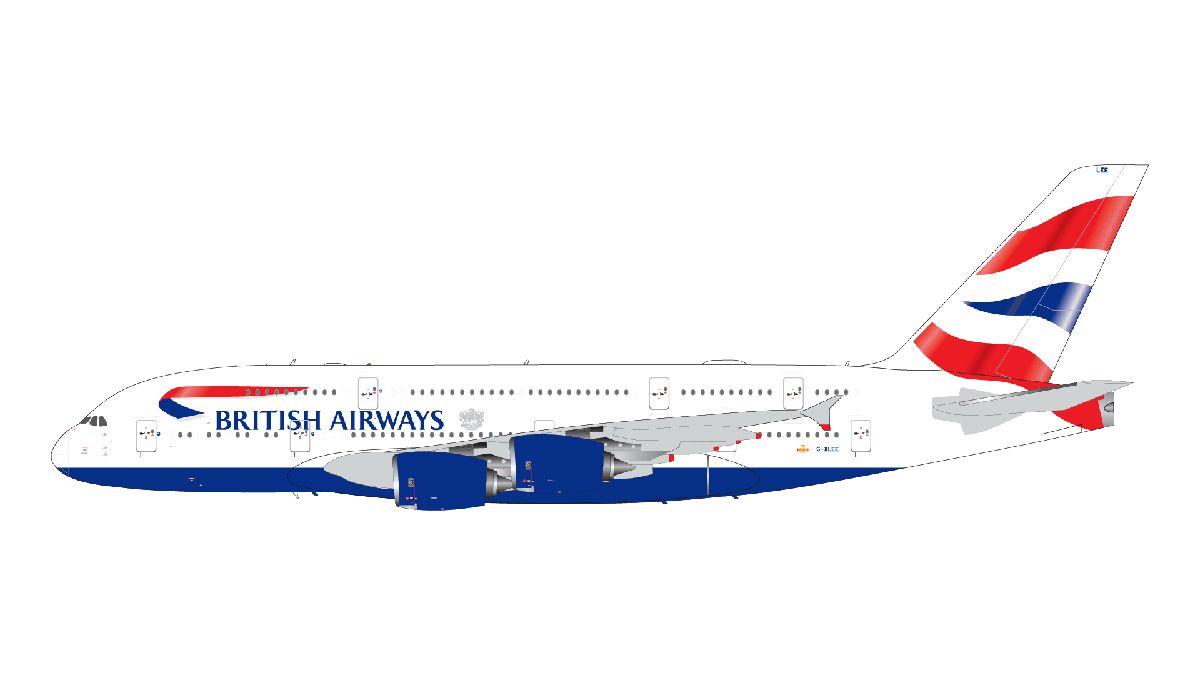 G2BAW1340 GEMINI 200 British Airways / 英国航空 ブリティッシュ・エアウェイズ A380-800 G-XLEE 1:200