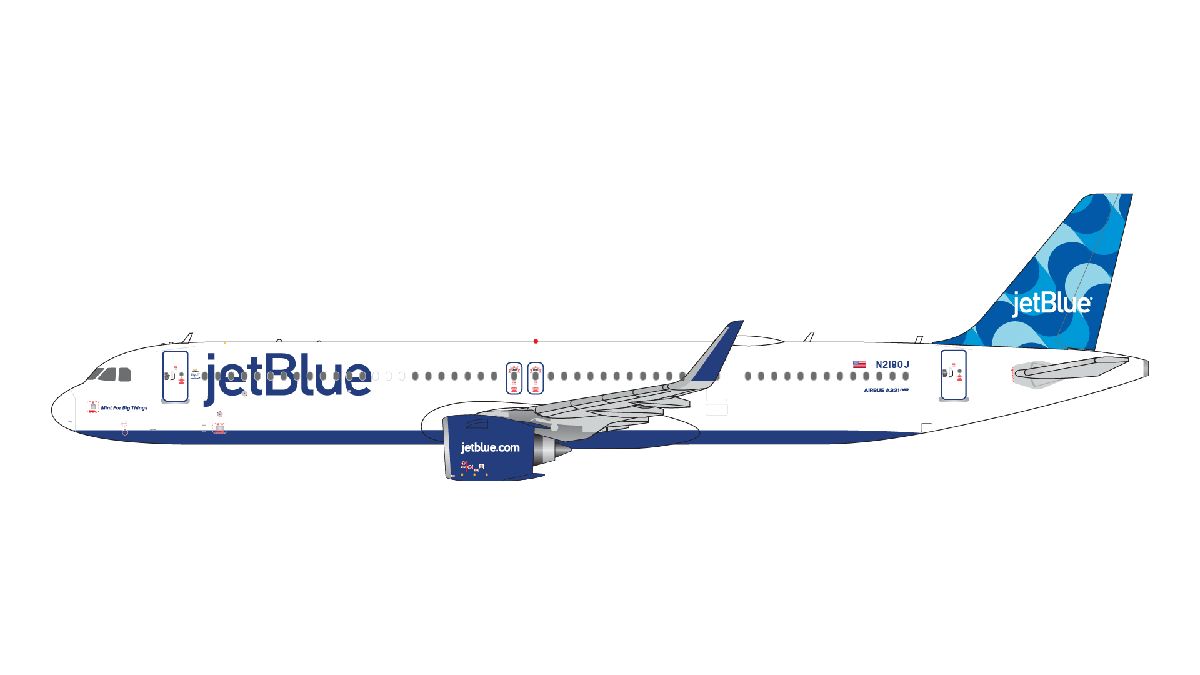 GJJBU2288 GEMINI JETS JetBlue Airways / ジェットブルー航空 Mint for Big Things A321neo N2180J 1:400 メーカー完売