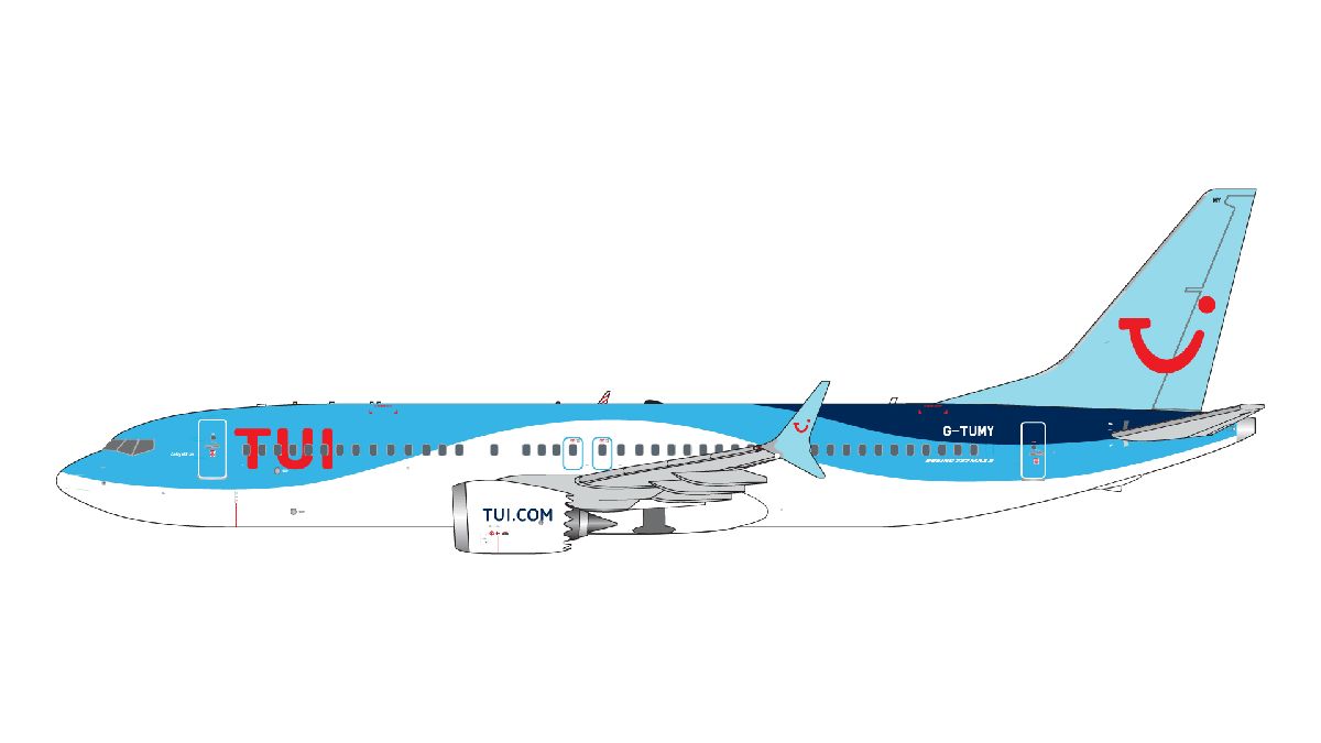 GJTOM2324 GEMINI JETS TUI Airlines / TUI航空 B737 MAX8 G-TUMY 1:400 メーカー完売