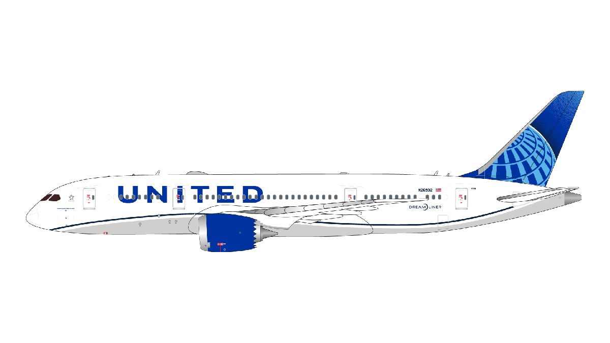 GJUAL2329 GEMINI JETS United Airlines / ユナイテッド航空 current livery B787-8 N26902 1:400 完売しました