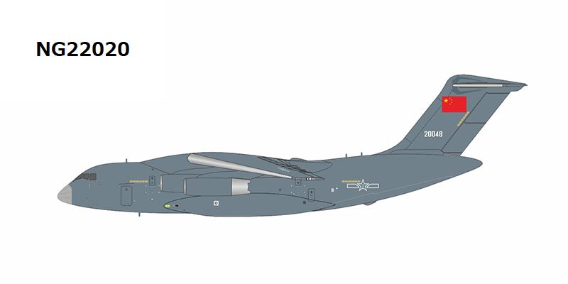 NG22020 NG MODELS People's Liberation Army Air Force (PLAAF) / 中国軍/中国人民解放軍空軍 Y-20 20048 1:400 完売しました。