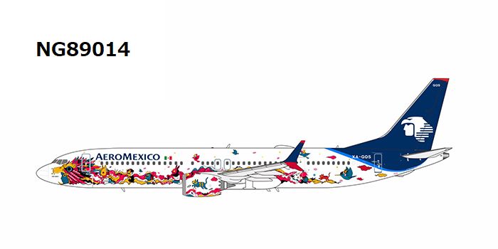 NG89014 NG MODELS Aeromexico / アエロメヒコ Mexico City Kukulcán Special Livery B737 MAX9 XA-GQS 1:400 完売しました。