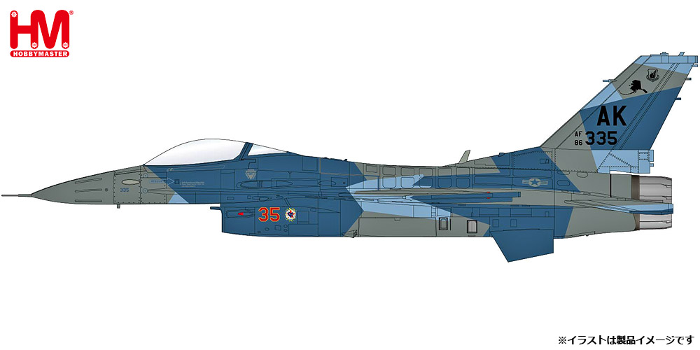 HA38005 HOBBY MASTER U.S. Air Force / アメリカ空軍 F-16C Blue Splinter Eielson AFB 1:72 お取り寄せ