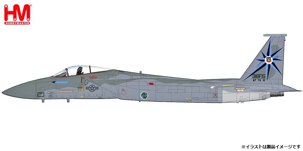 HA4544 HOBBY MASTER U.S. Air Force / アメリカ空軍 F-15A Eagle 76-0111318th FIS w/ASM-135 1:72 お取り寄せ