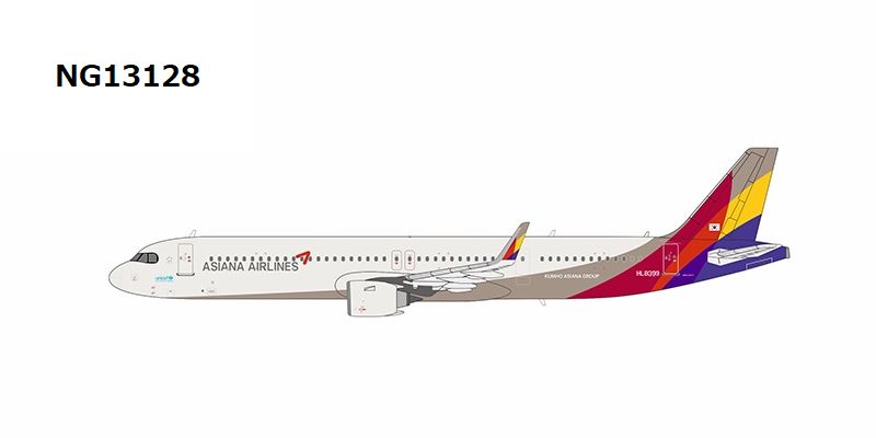 NG13128 NG MODELS Asiana Airlines / アシアナ航空 A321neo HL8399 1:400 お取り寄せ