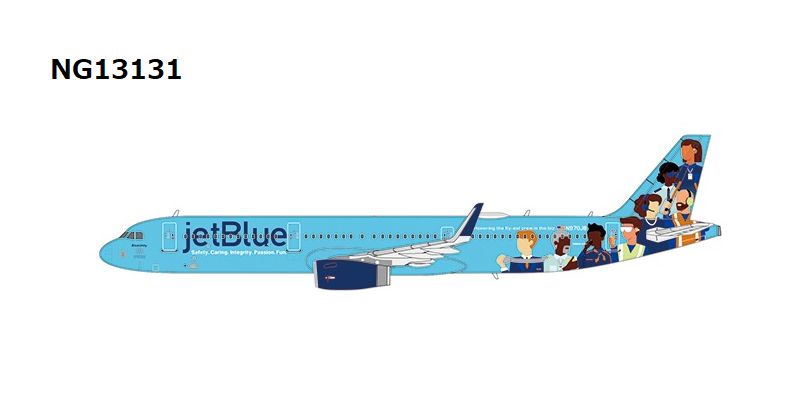 NG13131 NG MODELS JetBlue Airways / ジェットブルー航空 Blueunity A321-200w N970JB 1:400 完売しました。