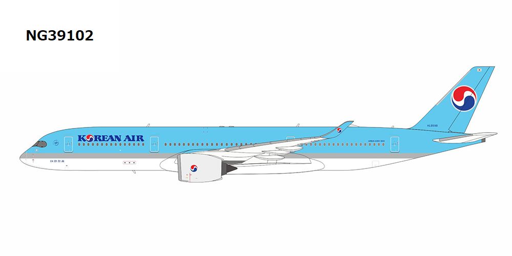 NG39102 NG MODELS Korean Air / 大韓航空 the 1st A350 for KE A350-900 HL8598 1:400 お取り寄せ