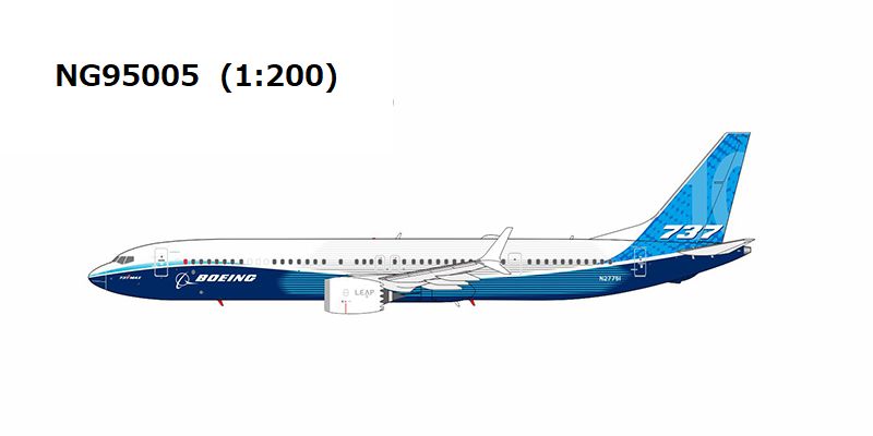 NG95005 NG MODELS Boeing / ボーイングカラー B737 MAX10 N27751 1:200