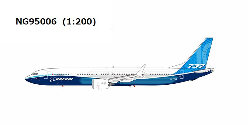 NG95006 NG MODELS Boeing / ボーイングカラー B737 MAX10 N27752 1:200