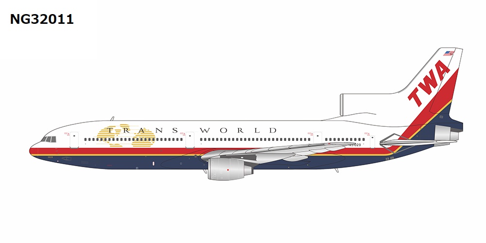 NG32011 NG MODEL TWA Trans World Airlines / トランス・ワールド航空 final L-1011-200 N31029 1:400 完売しました。